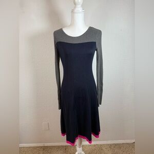 Eliza J Colorblock Sweater Dress